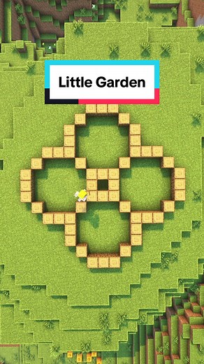 Minecraft Little Garden 🏡 #minecraft #minecrafttutorial #minecraftbuilds #tiktokgaming #fyp