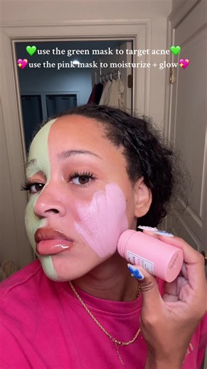 Skintific Clay Stick Masks: Green for Acne, Pink for Glow