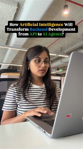 Satyam Jyottsana gargee on Instagram: "How Artificial Intelligence Will Transform Backend Development from API to AI Agents The API are the Backbone of Backend Engineering, From Designing endpoints, writing controllers, handling validations and more, It is so complex and time taking, But AI is quitely changing this all. AI is transforming Backend development from traditional API driven architecture to agent driven systems, Bringing new levels of adaptability, intelligence, automation especially 