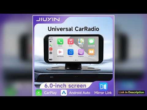 6 Inch Portable Multimedia GPS Navigation Wireless Carplay Android Auto Touch Screen Music Player U