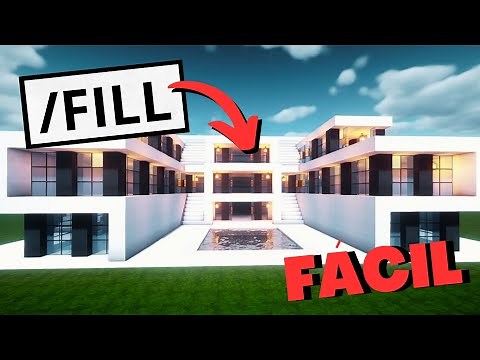 Conheça o MÉTODO de construir uma casa usando /FILL no MINECRAFT