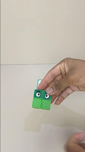 Building Numberblock 4: Learning Numbers with Separated Blocks #shorts
