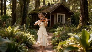 轻音乐《森林小屋-I》小提琴&钢琴对话 Violin & Piano in Forest Cottage – Relaxing Instrumental – E