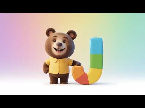 Litera J pentru copii 🧸 | Învățăm alfabetul ușor | Academia PuiuțilorK