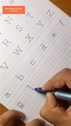 269K views · 3.4K reactions | How to write a to z small letter? Are you want to Admit in our online course? New batch 20 October Book you seat Whatsapp 01318-152664 | Sifatullah Writing Academy | Facebook