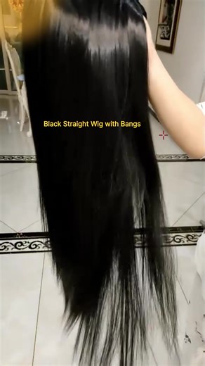 18-32 Inch Long Front-Length Straight Wig with Bangs - Matte Heat-Resistant Synthetic Full Lace Wig for Daily/Party #lacefrontalwigs #wigproducts #subella360lacewig #13x6bodywavewig #syntheticlacefrontwig #straightwiginstall #24inchwig #gluelesslacefront #bodywigreview #fullshinehairextensions