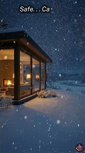 You’ll Feel Warm Instantly… ❄️🔥 Cozy Snowfall & Fireplace Timelapse