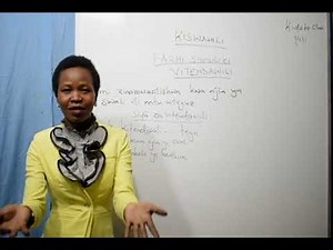 Form 2 - Kiswahili (Vitendawili )