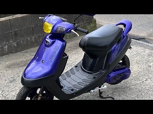 (終)神奈川県藤沢市発。ヤマハ アプリオタイプ2、フル整備してカスタム80キロ仕様。横須賀市在住のボッチ様の購入！販売価格16万円！超貴重な程度の良い青メタ外装。