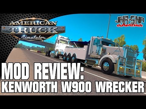 AMERICAN TRUCK SIMULATOR Kenworth W900 Wrecker MOD REVIEW