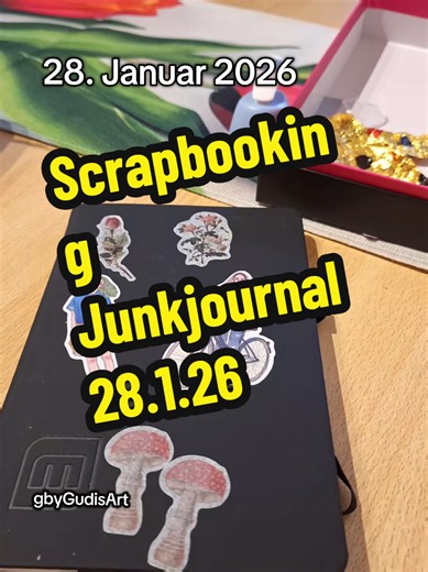 Nur noch drei Tage und der Januar ist auch wieder zu Ende. #scrapbooking #junkjournal #trash #gbyGudisArt