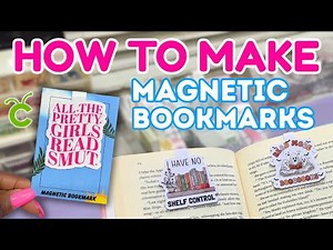 How to Make Magnetic Bookmarks | Step-by-Step Cricut Tutorial 📚