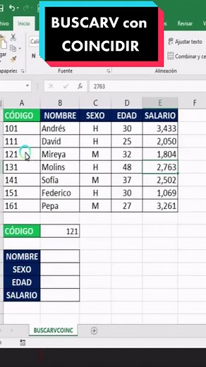 Como unir las fórmulas BUSCARV con COINCIDIR en excel #excel #excelblue77 #excelpro #microsoftexcel #exceltips #exceltip #msexcel