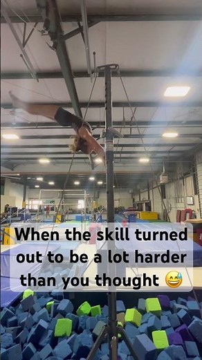 Toe hand fails! 😂 #gymnastics #fails #newskills #shorts #fyp #funnyfails