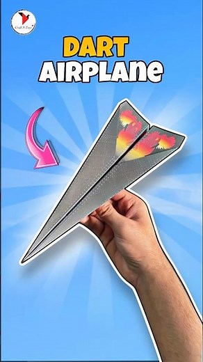 How to Make a Dart Paper Airplane 🤩