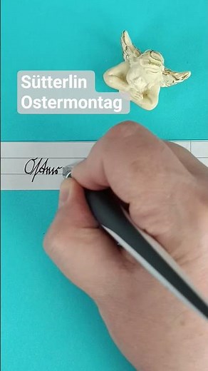 Ostermontag 🤠 #sütterlin #deutscheschrift