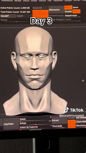 Mastering Head Sculpting in 8 Days with ZBrush