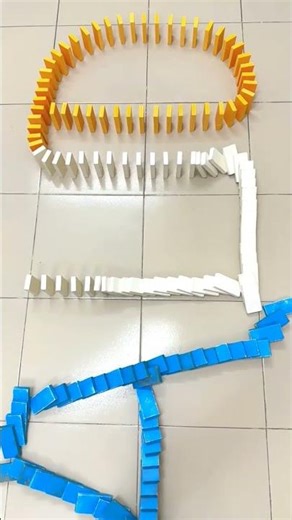 Epic Domino Fall | Most Satisfying Chain Reaction||#Domino #DominoFall #ChainReaction #DominoEffect