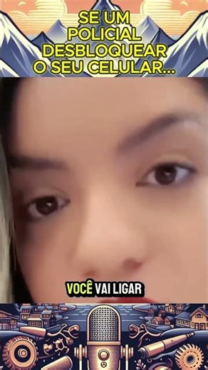 Se um policial desbloquear o seu celular...