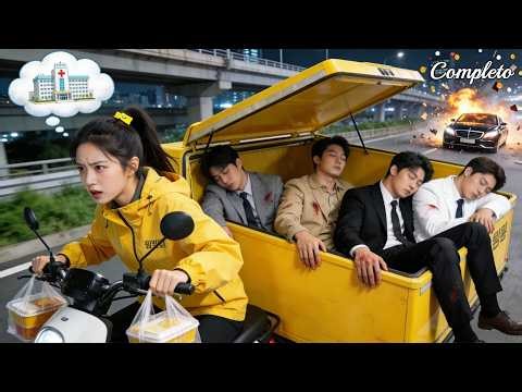 Repartidora pobre llevó a 4hombres desmayados 99 km al hospital—¡eran CEO&le regalaron con $10B!