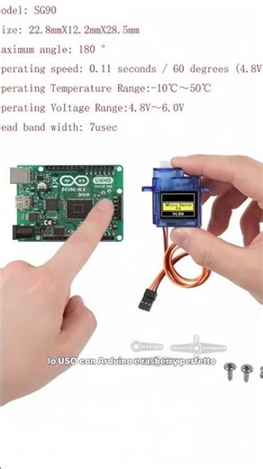 Micro servo 9G SG90 #droni #automobile #rc