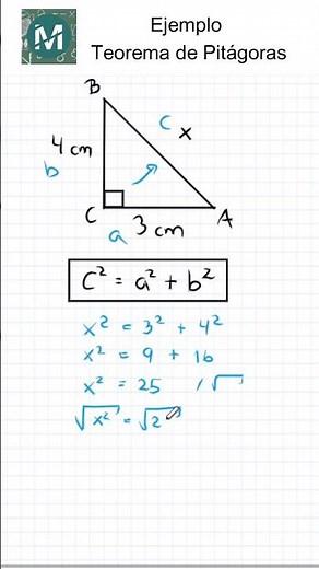 Ejemplo Resuelto: Teorema de Pitágoras
