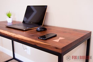 How to Make a Desk with Hidden Wireless Charging | FixThisBuildThat