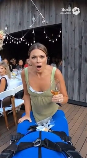 Parachutist Crashes Wedding & Hilarity Ensues