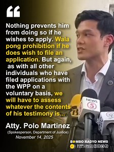 20K views · 229 reactions | 'DOJ, HANDANG ISAILALIM SA WPP SI EX-REP....