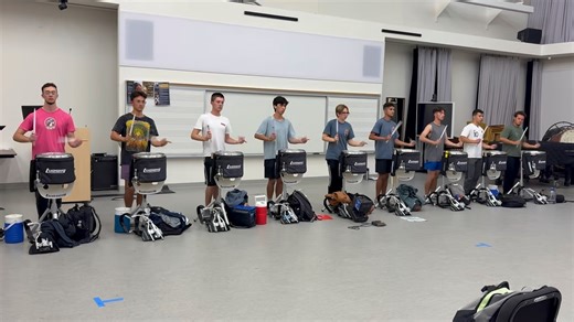 Workin’ on something fun! #dci2025 #bluedevils #drumline | Blue Devils Drum & Bugle Corps