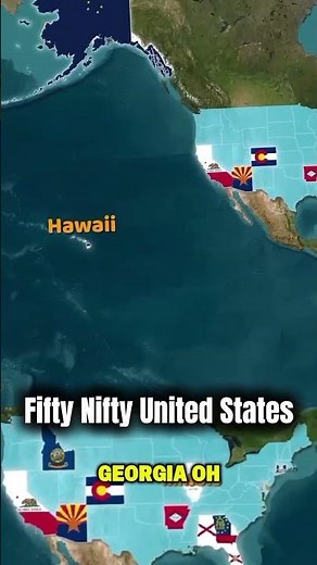 Fifty Nifty United States 🇱🇷 | Learn All 50 States in Song pt 1