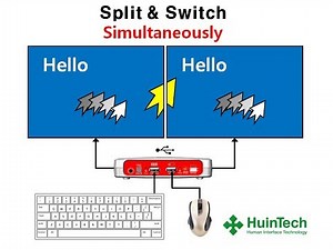 [New Demo Video] USB Keyboard Mouse Splitter at the same time