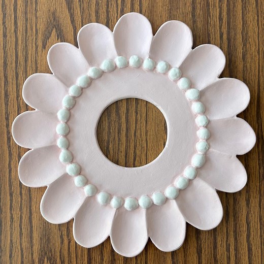 10" Flower Ceiling Medallion: Hand-carved Lightweight Resin Decor - Etsy