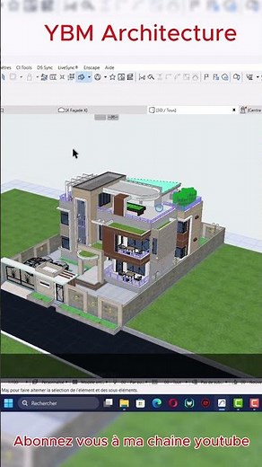 3D CUTTING ON ARCHICAD #Shorts