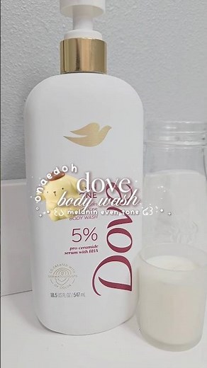 dove's exfoliating body wash review! #skincare
