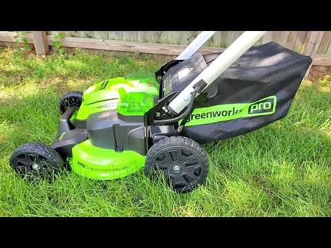 Greenworks PRO 60V 25" Deck Lithium Ion Lawn Mower Review
