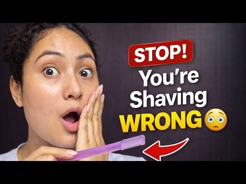 STOP! You’re Shaving WRONG 😳 | Face Shaving Mistakes Ruining Your Skin