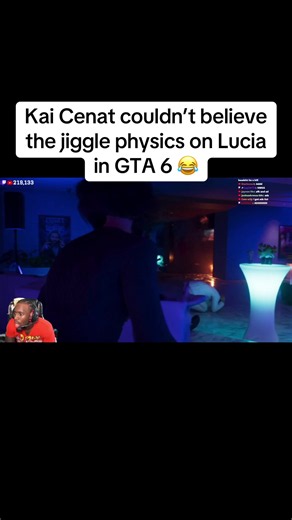 Kai Cenat couldn’t believe the jiggle physics on Lucia in GTA 6 😂 #gta6 #gta6trailer #gta6clips #kaicenat #luciacaminos