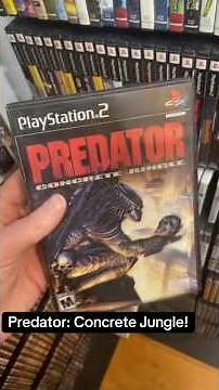Did you play Predator: Concrete Jungle? #gaming #retrogaming #videogames #collection #collector