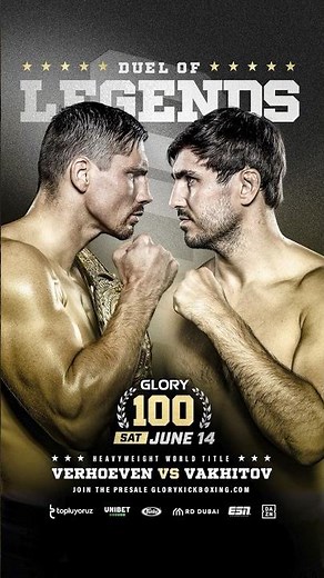 RICO VERHOEVEN VS ARTEM VAKHITOV | #GLORY100 | JUNE 14