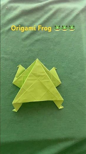 Epic Paper Frog Challenge! 🐸💚 Who Can Jump the Farthest?