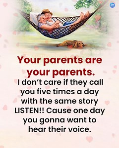 Your Parents are your parents | Happy Living