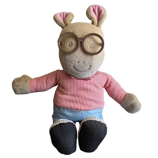 VTG 1996 Talking Arthur Reed Plush Playskool Hasbro 16" Aardvark PBS Kids Works! - Etsy