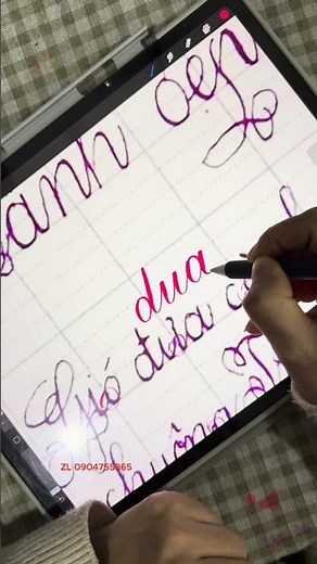 Bí quyết viết chữ liền chuẩn mà không ai biết #luyenchudep #vietchu #handwriting