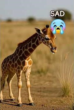 Giraffe Shows Emotions 🦒😊😢😡 Happy Sad Angry for Kids