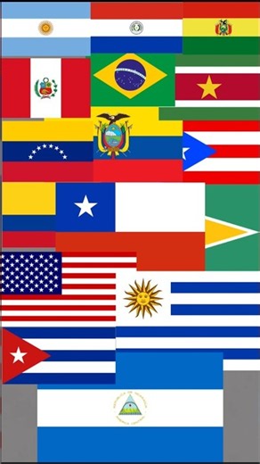 How many flags of the Americas can you recognize? 🌎