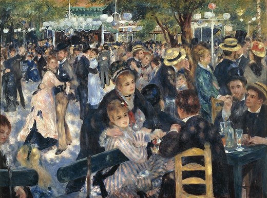 Dance at the Moulin de la Galette by Auguste Renoir