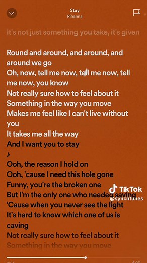 Stay - Rihanna Lyrics | EPISODE 14