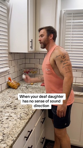 She doesn’t have great sound direction with her cochlear implant. | The Deal Family