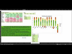 superstore portal data analysis in excel- screen recording